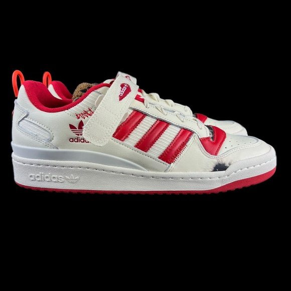 adidas Other - Adidas Forum Low X Home Alone Ivory White Red Shoes GZ4378 Men's Sizes 10 - 11.5